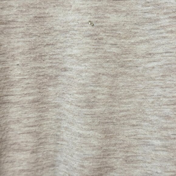 Tunic Shirt with Side Ruching/Back Keyhole, Abstract Sparkles, Heathered Oatmeal - Picture 13 of 15